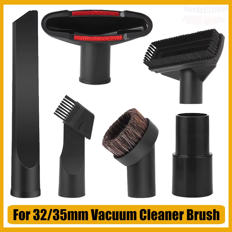 Convient pour remplacer la tête de brosse d'un aspirateur 6 en 1 d'un diamètre de 32 mm/35 mm Accessoires