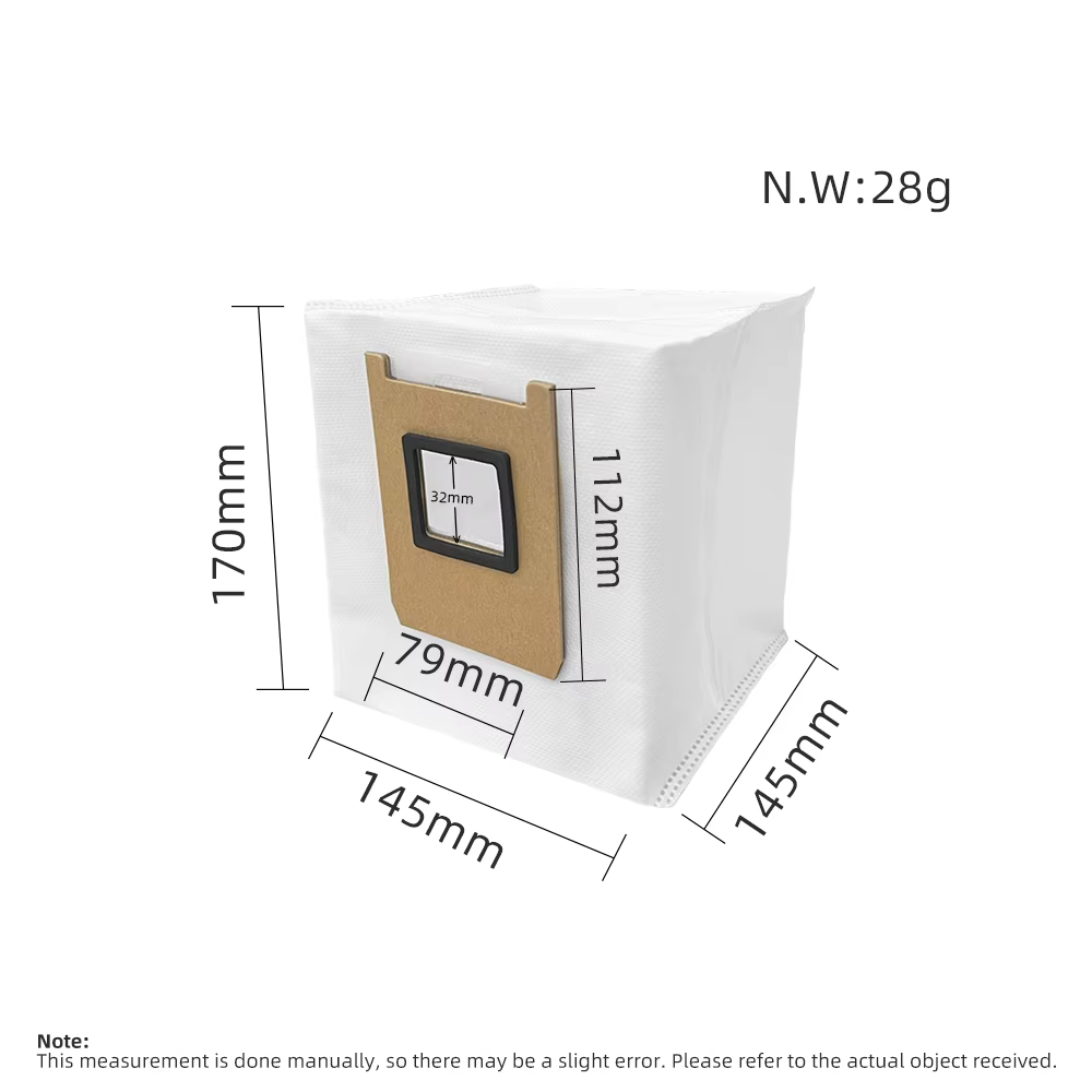 Sac à poussière compatible pour (Eufy Omni E25 / E28 / E20 / C28) Pièces d’aspirateur Sacs de rechange Accessoires