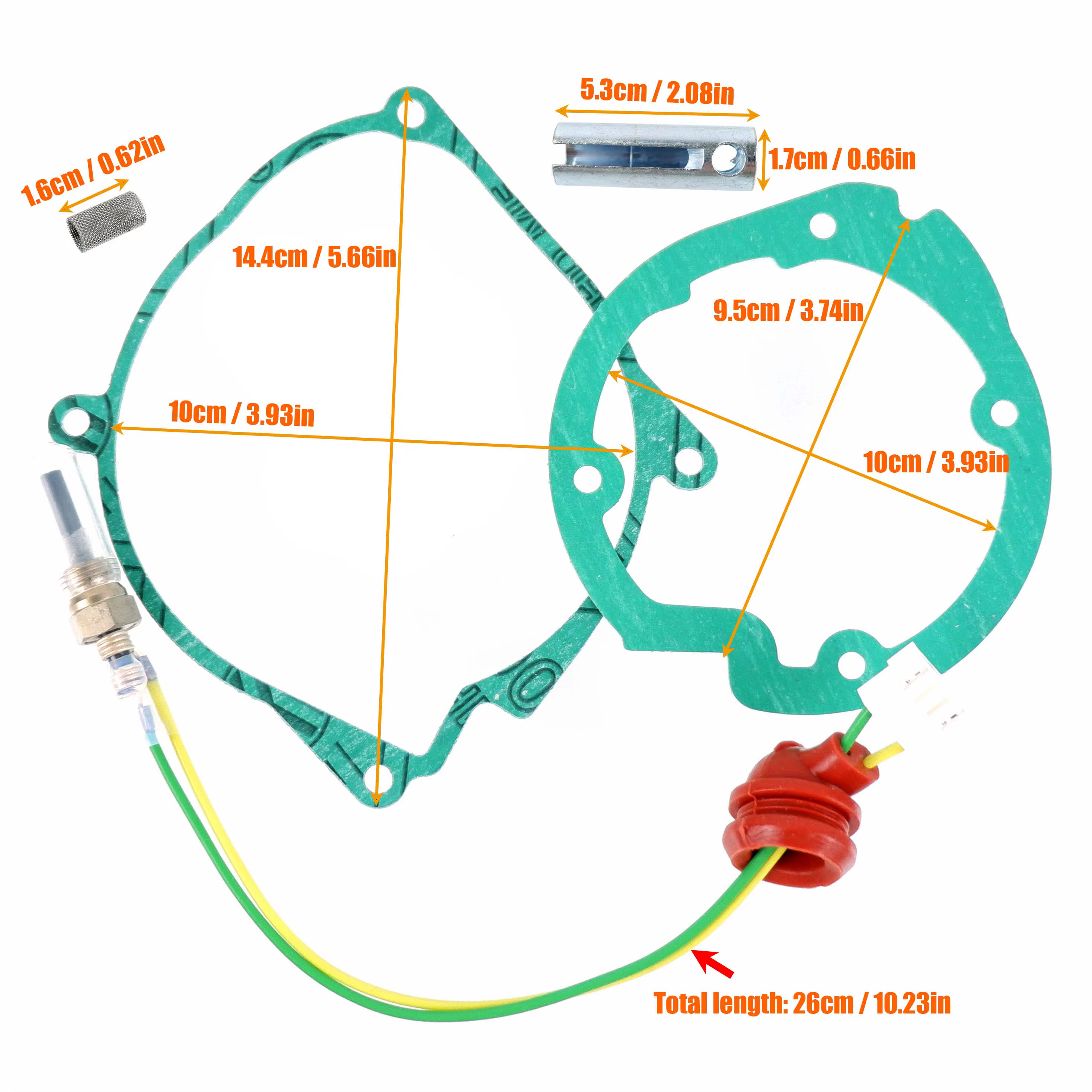 Réchauffeur d'air Diesel 12V / 24V, bougie de préchauffage en céramique, brûleur, joint de ventilateur, crépine pour Webasto Eberspacher 3-8kw, voiture camion VAN bateau