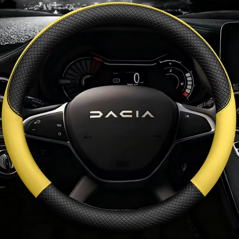 Housse de volant de voiture pour Dacia Logan Sandero Duster Lodgy Jogger Dokker printemps 2017 – 2024, accessoires automobiles
