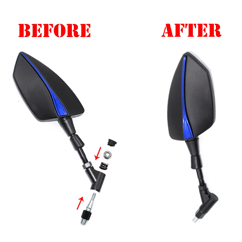 Rétroviseur réglable pour moto PIAGGIO MP3, 125, 250, 300, 400, 500, magasin, côté droit, accessoires, pièces