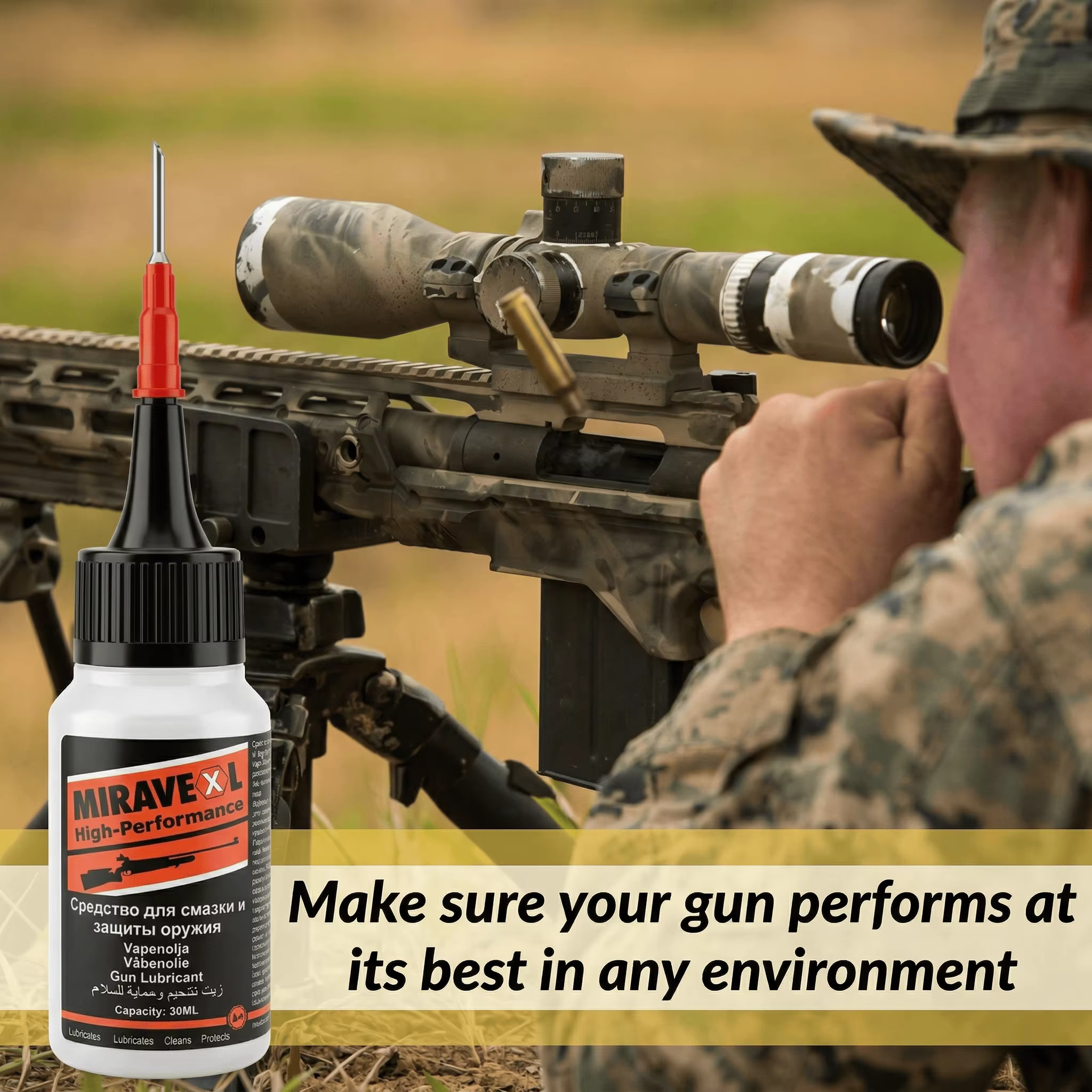 Huile de nettoyage et de protection pour armes CLP 30ml