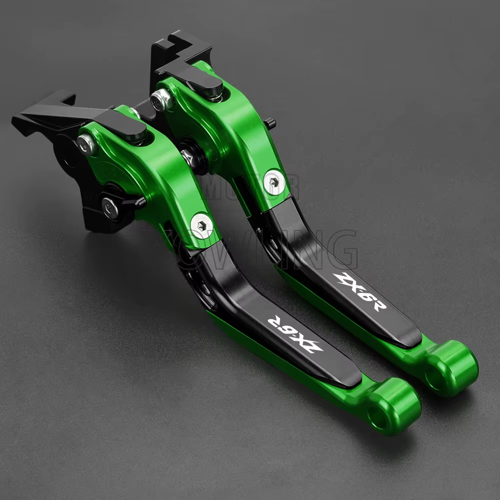 Pour KAWASAKI ZX6R ZX-6R 2019 2020 2021 2022 2023 2024 2025 accessoires de moto levier d'embrayage de frein pliant ZX 6R leviers de poignée