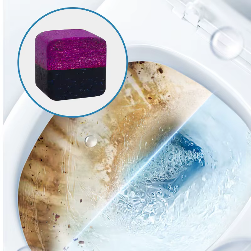 Mini Cube grand nettoyeur de cuvette de toilette, facile à utiliser, détachant, éliminateur d'odeurs longue durée, bloc de nettoyage de cuvette de toilette de bain