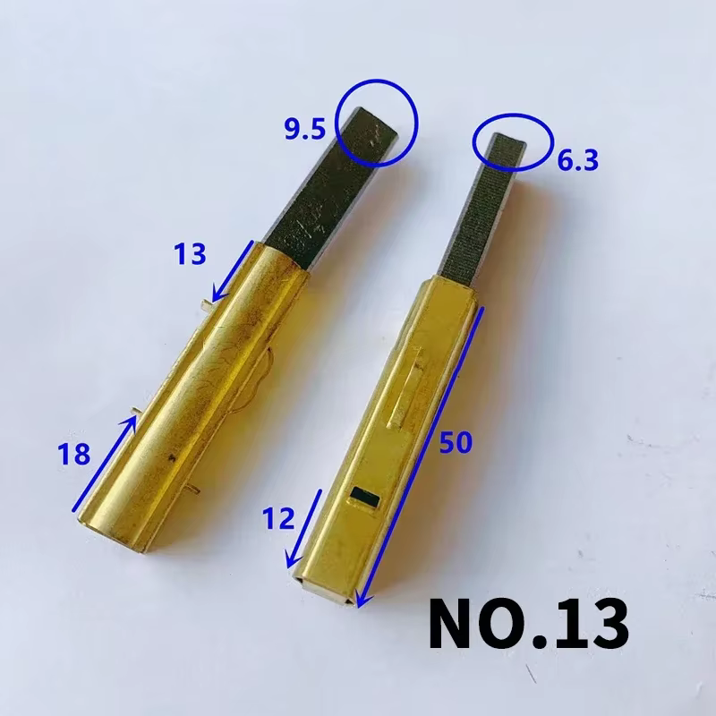 Extracteur d'aspirateur avec brosse en carbone, machine d'aspiration, moteur 6x8, boîtier en cuivre, support de brosse en carbone, 6.3x11, 6.5x11, 6.3x9.5