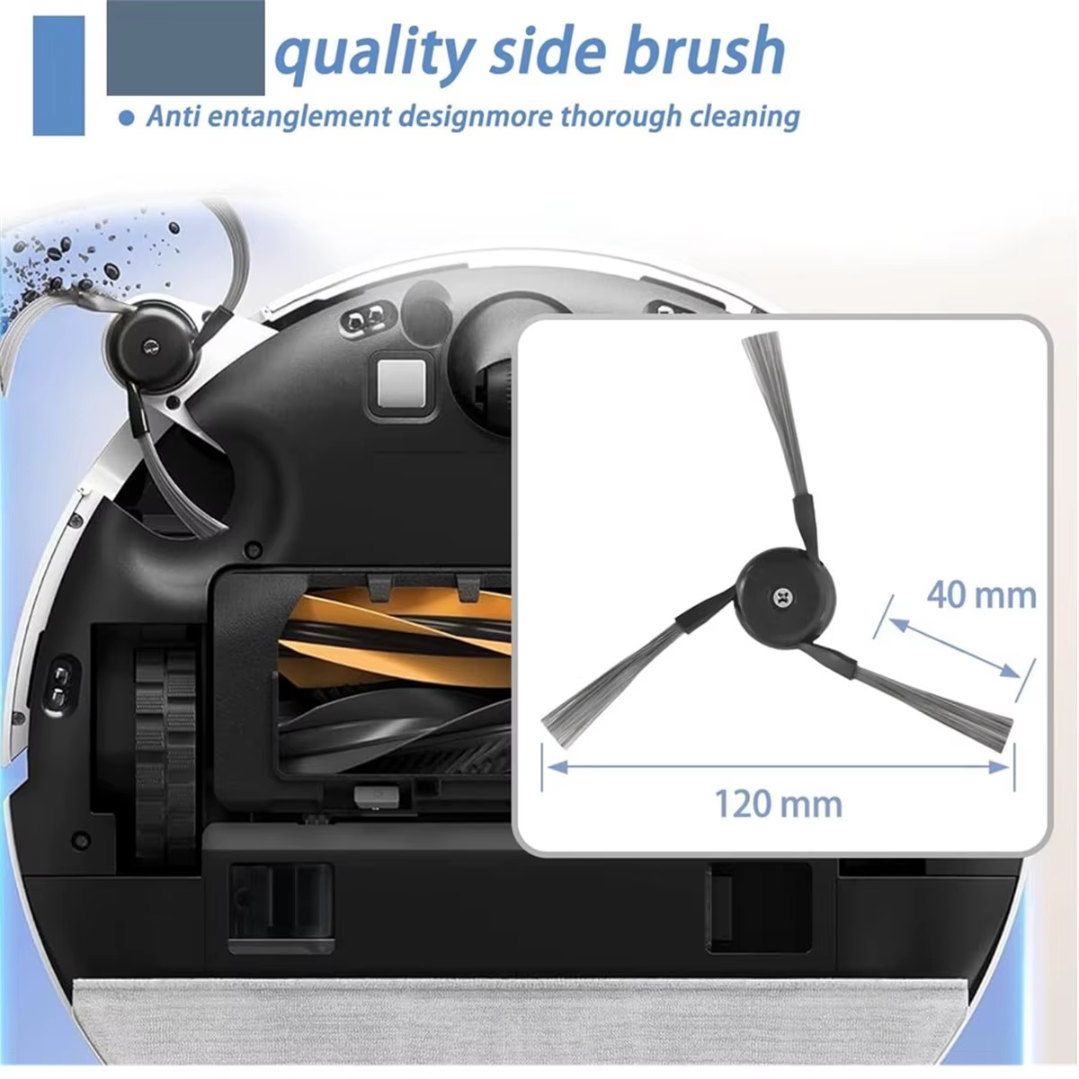 * Kit d'accessoires de remplacement AA60I pour pièces d'aspirateur Robot Dreame Aqua10 Ultra Roller