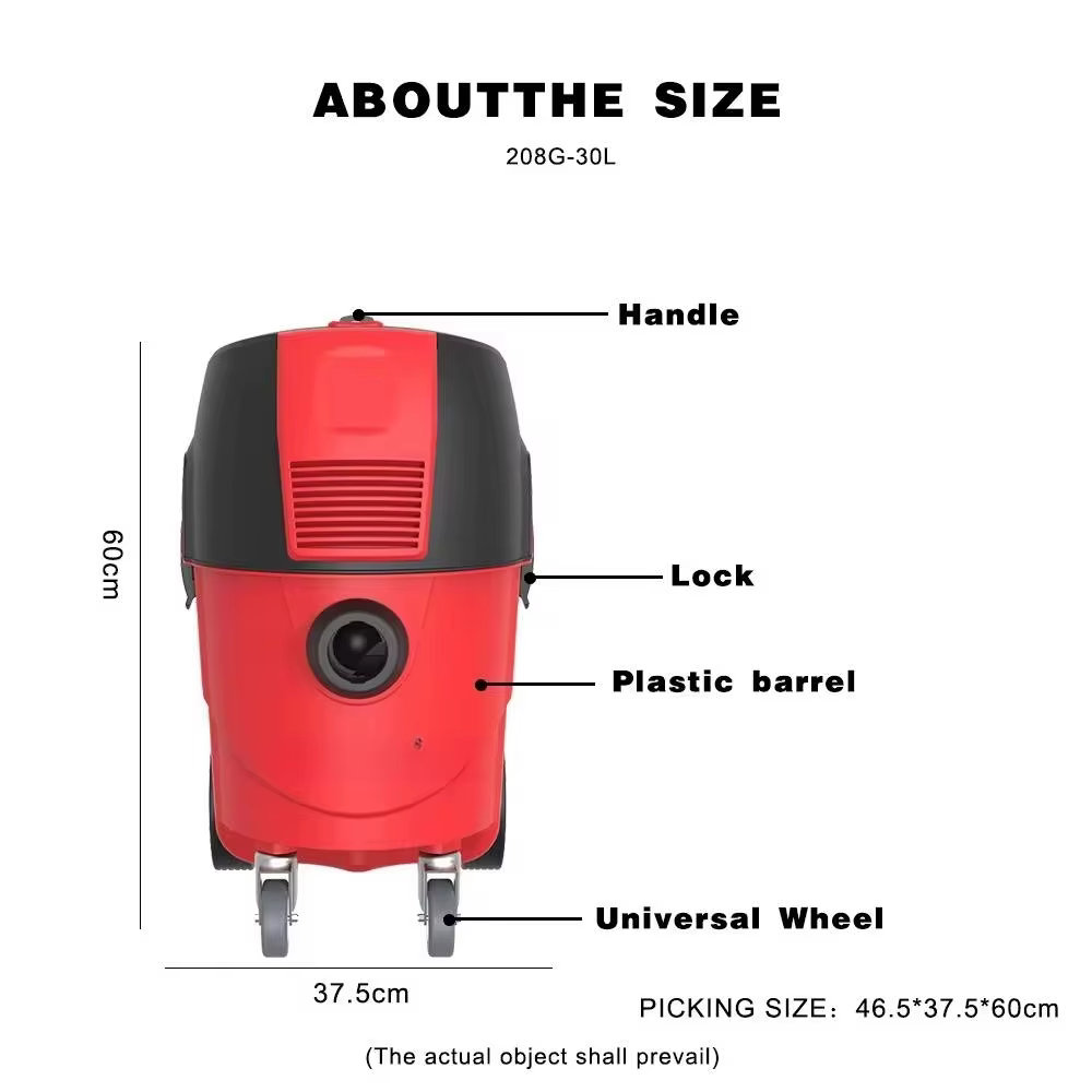 Aspirateur cyclonique sans sac 50L pour solides et liquides