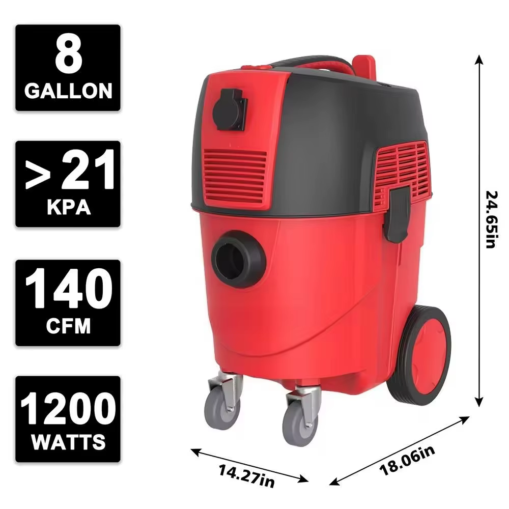Aspirateur cyclonique sans sac 50L pour solides et liquides