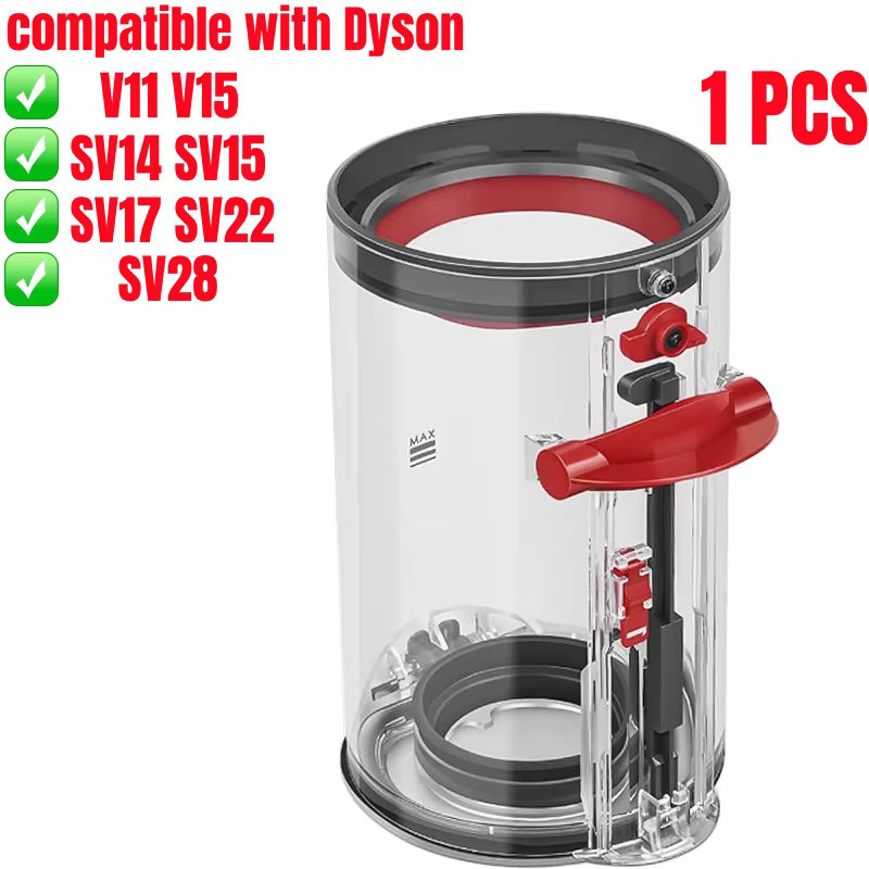 Conteneur à poussière amélioré pour aspirateurs Dyson V11 V15 SV14 SV15 SV22