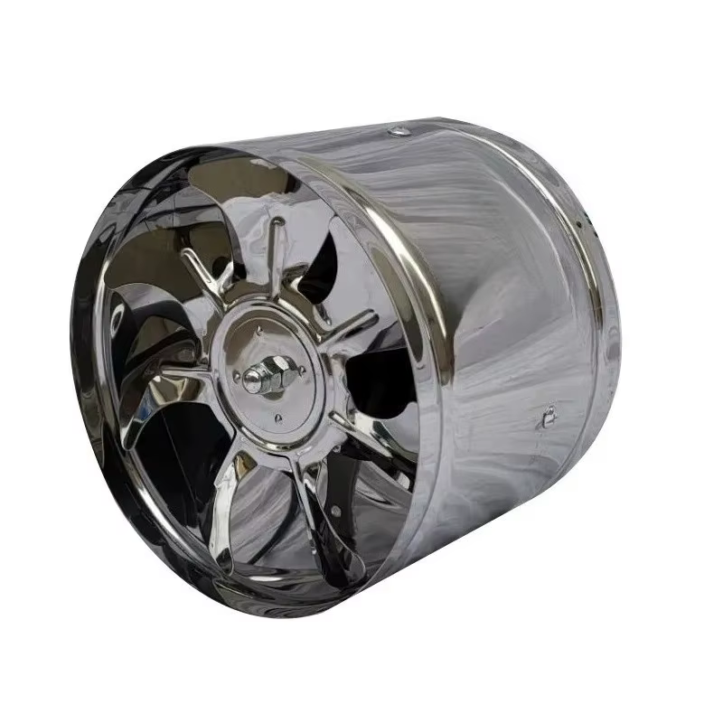 6''8'' cuisine toilette ventilateur d'échappement persienne tuyau extracteur mur Air Ventilation plafond Booster ventilateur métal échappement