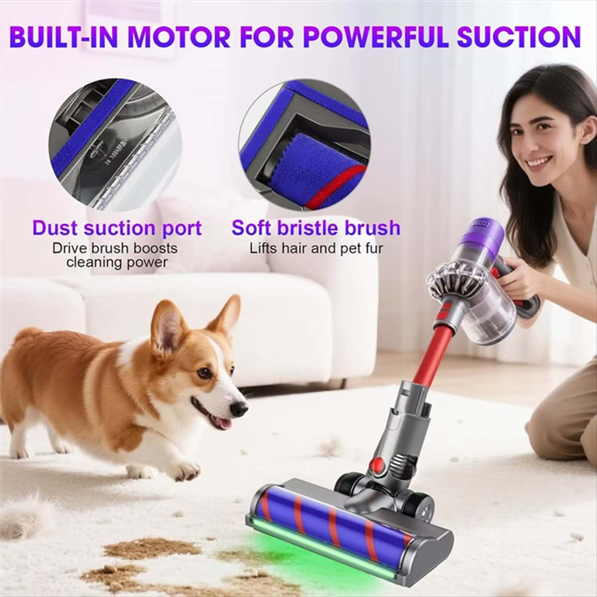 * AA60I pour Dyson V6 DC58 DC59 DC62 DC72 DC74