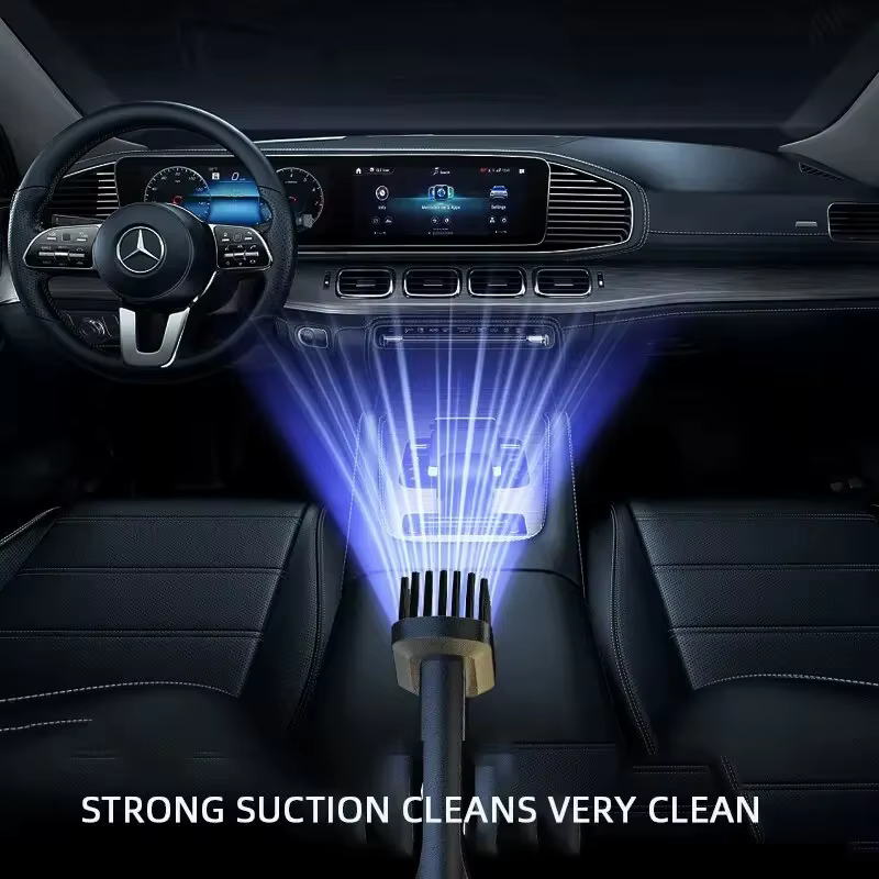 Aspirateur de voiture Portable 120W, chargeur USB, sans fil, aspiration puissante pour Auto/maison/bureau/poils d'animaux de compagnie