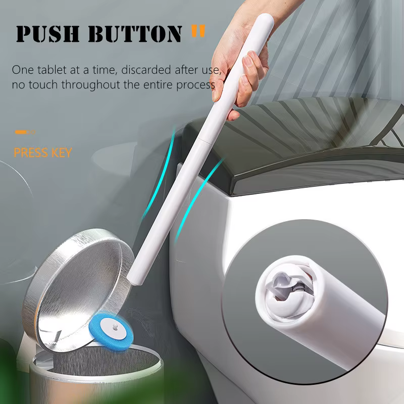 Brosse de toilette jetable murale