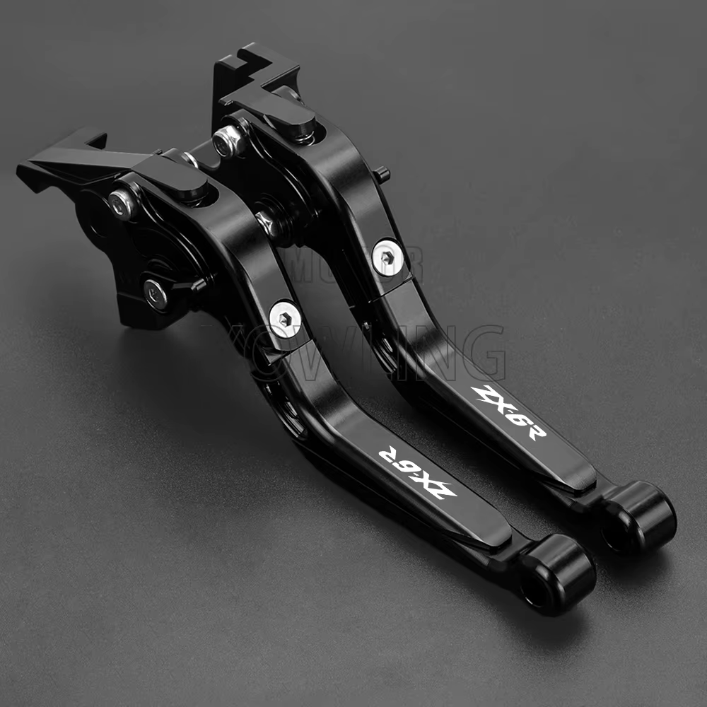 Pour KAWASAKI ZX6R ZX-6R 2019 2020 2021 2022 2023 2024 2025 accessoires de moto levier d'embrayage de frein pliant ZX 6R leviers de poignée