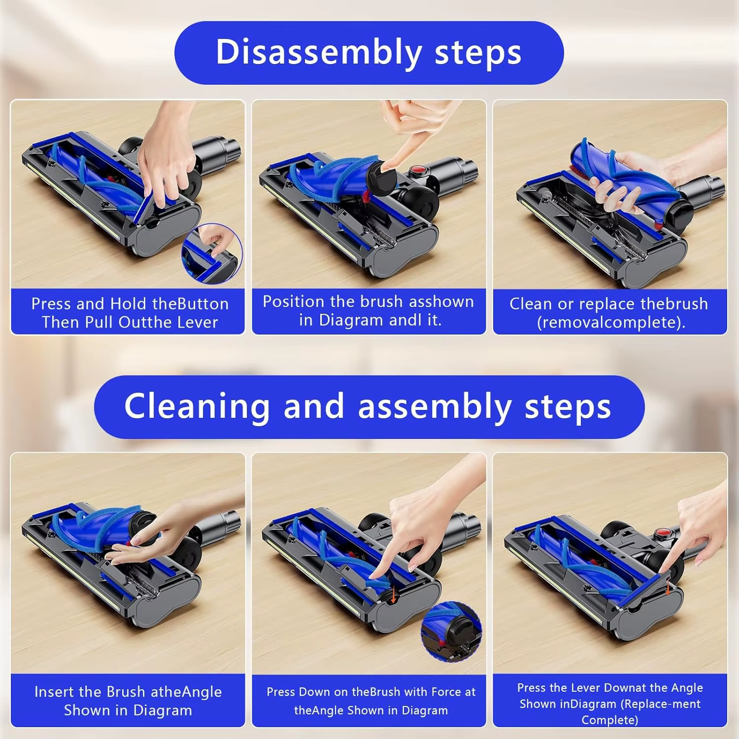 Tête d'aspirateur V6 DC58 59 61 62 pour aspirateur Dyson