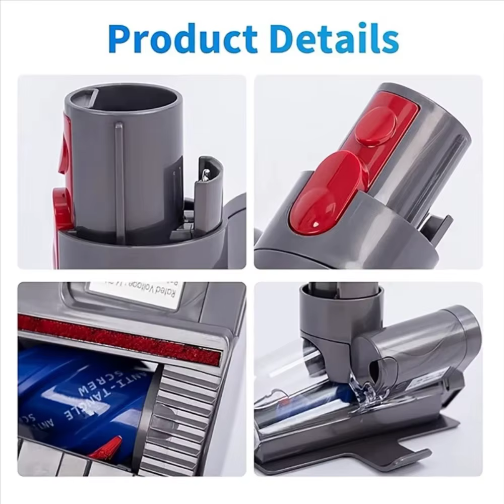 Mini tête de brosse motorisée Anti-emmêlement pour pièce d'aspirateur Dyson V7 V8 V10 V11 V15