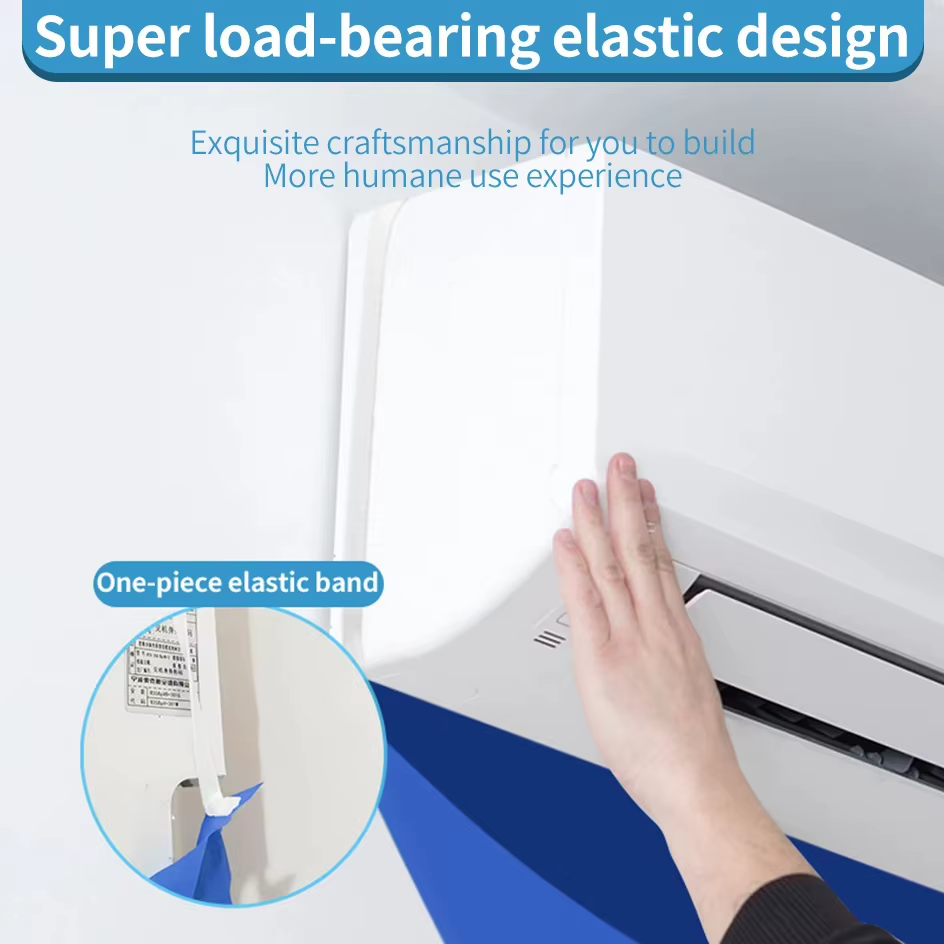 Kit de couverture de nettoyage de climatisation 90cm, sac à eau, ensemble complet d'outils de nettoyage avec tuyau de climatiseur, brosse de nettoyage d'été étanche