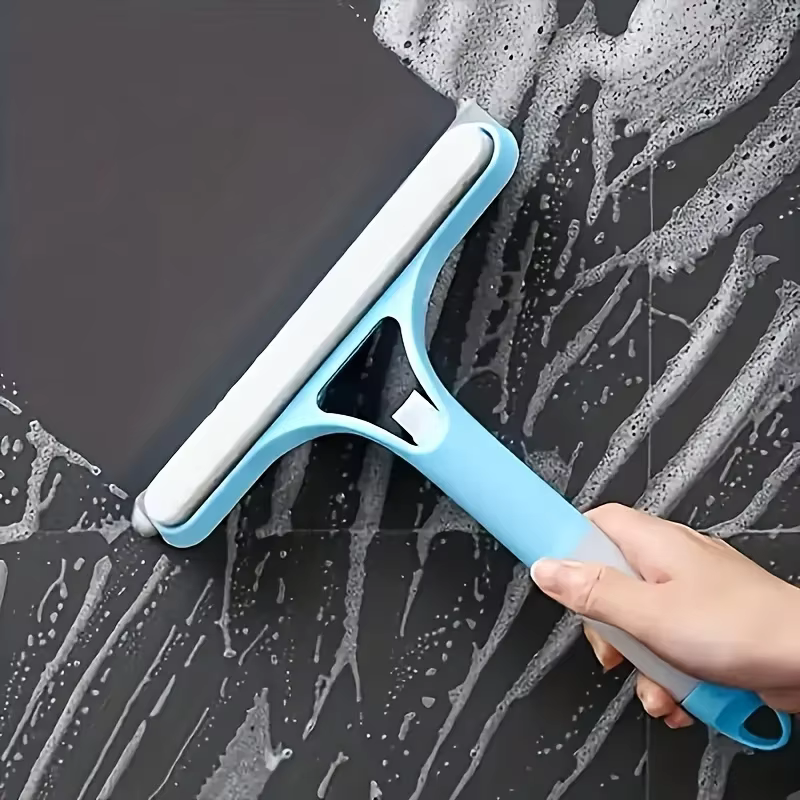 [Nettoyeur de vitres 3-en-1] 1 pièce Nettoyeur de vitres multifonctionnel 3-en-1 avec fonction de pulvérisation |   Nettoyeur de vitres, carreaux et pare-brise de voiture portable