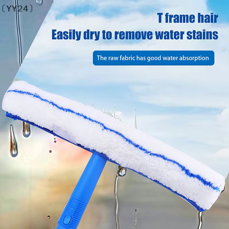 、1YY24alı 35CM nettoyage de vitres Combo raclette et lave-vitre en microfibre raclousses de douche outil