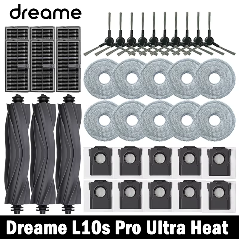 Accessoires de remplacement pour aspirateur Dreame L10s Pro Ultra Heat : brosse principale