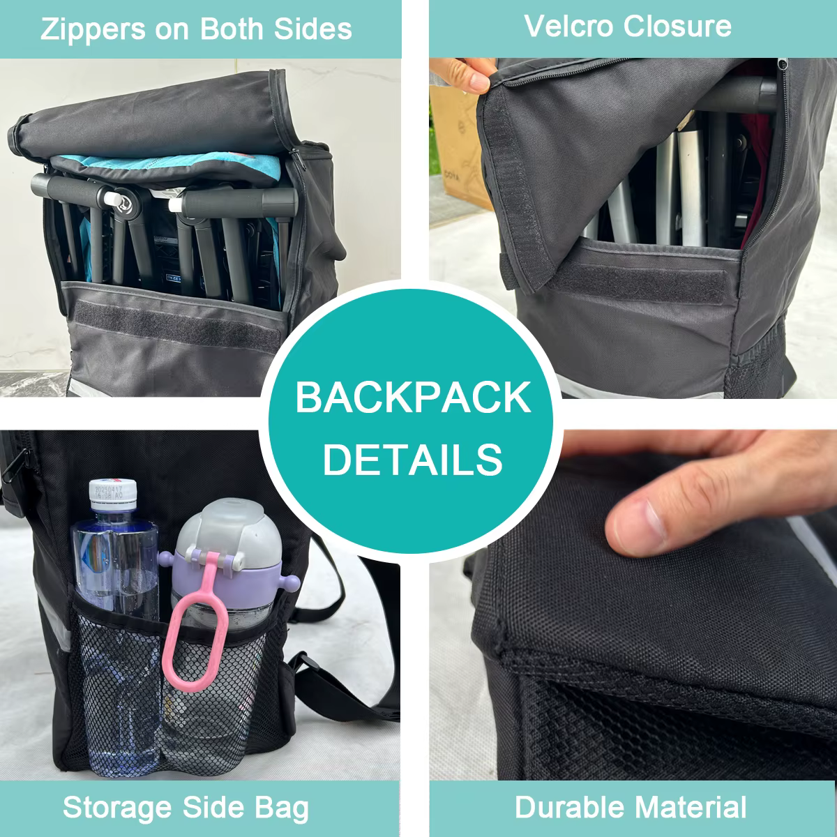 Sac de voyage pliable pour poussette
