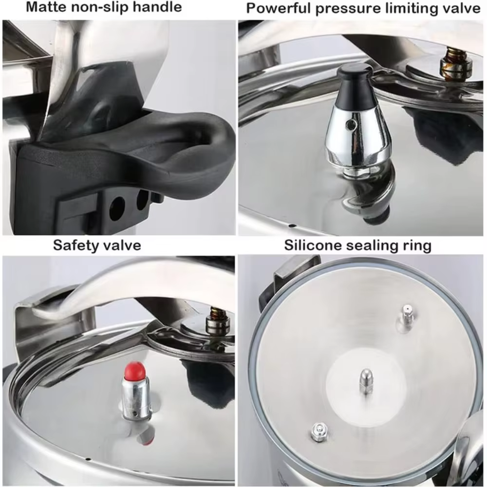 Nouveau 2,5-11L autocuiseur grande capacité anti-déflagrant casserole ragoût Pot sans revêtement en aluminium cuisine outil de cuisson
