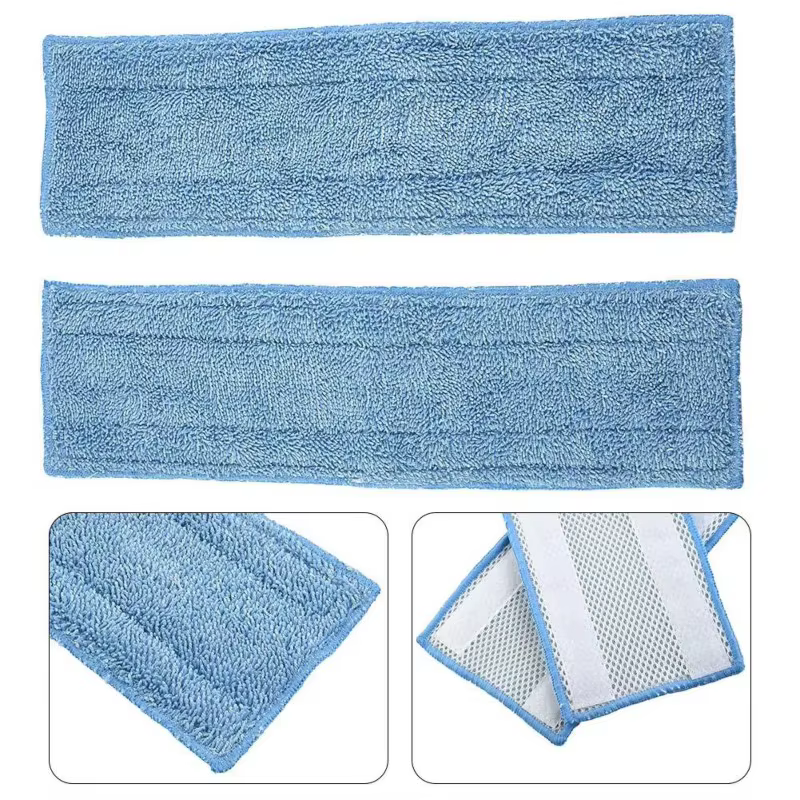 A52Q-For Polti Moppy Steam Engine Compatible 2 pièces de chiffons de rechange en microfibre lavables et réutilisables pour serpi