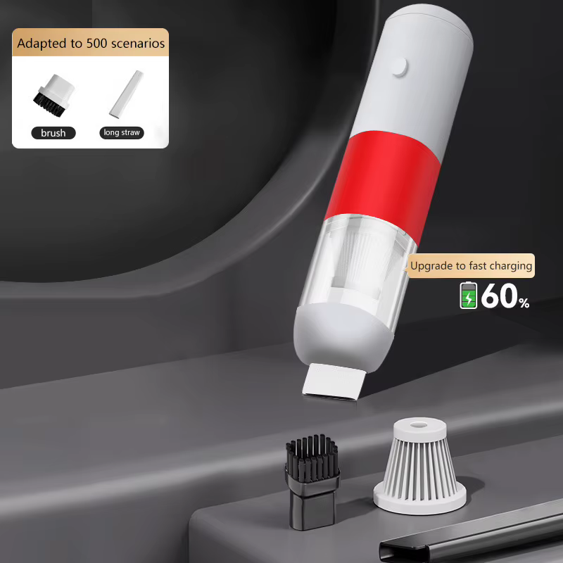Aspirateur de voiture sans fil, puissance d'aspiration Super forte, petite aspiration et soufflage portables intégrés, 2026