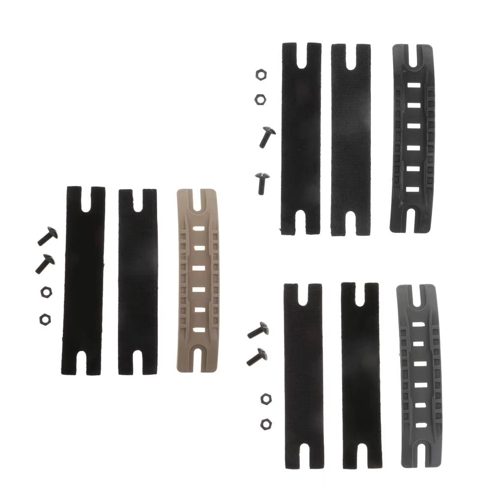 Kit de montage sur rail de casque en plastique ABS, système d'attache latérale pour accessoires de casque ACH Fast