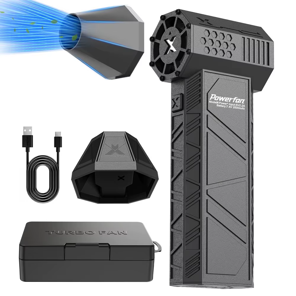 Souffleur Air Puissant Portable 130000RPM 52m/s Moteur Brushless Batterie Rechargeable