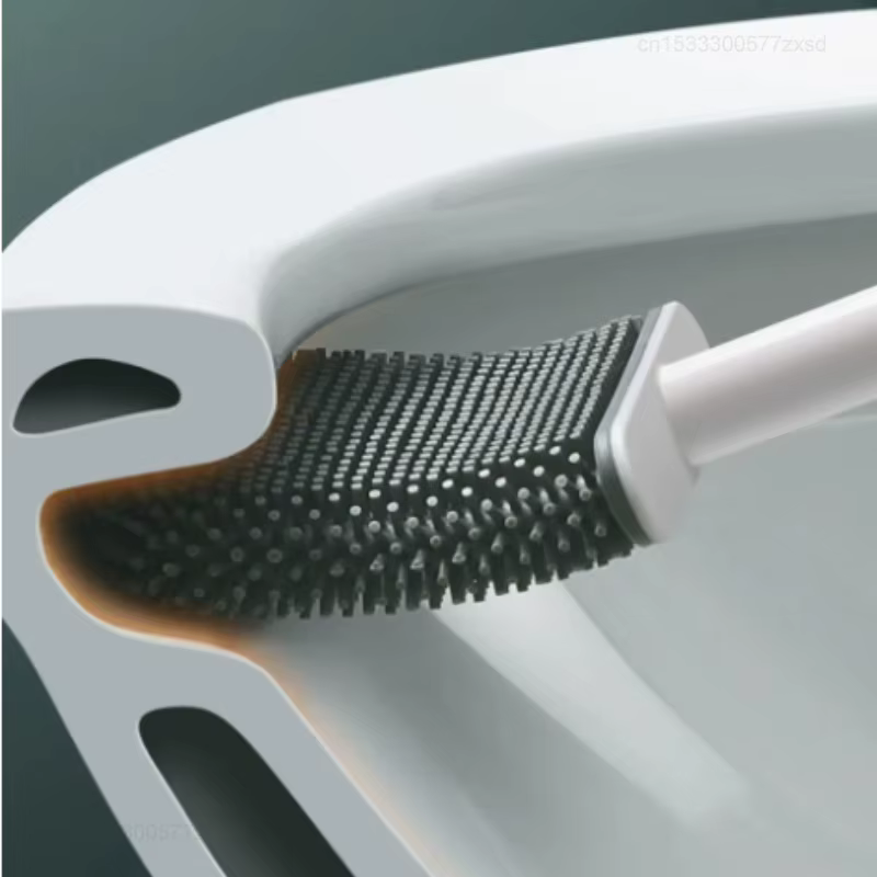 Brosse de toilette murale sans perçage