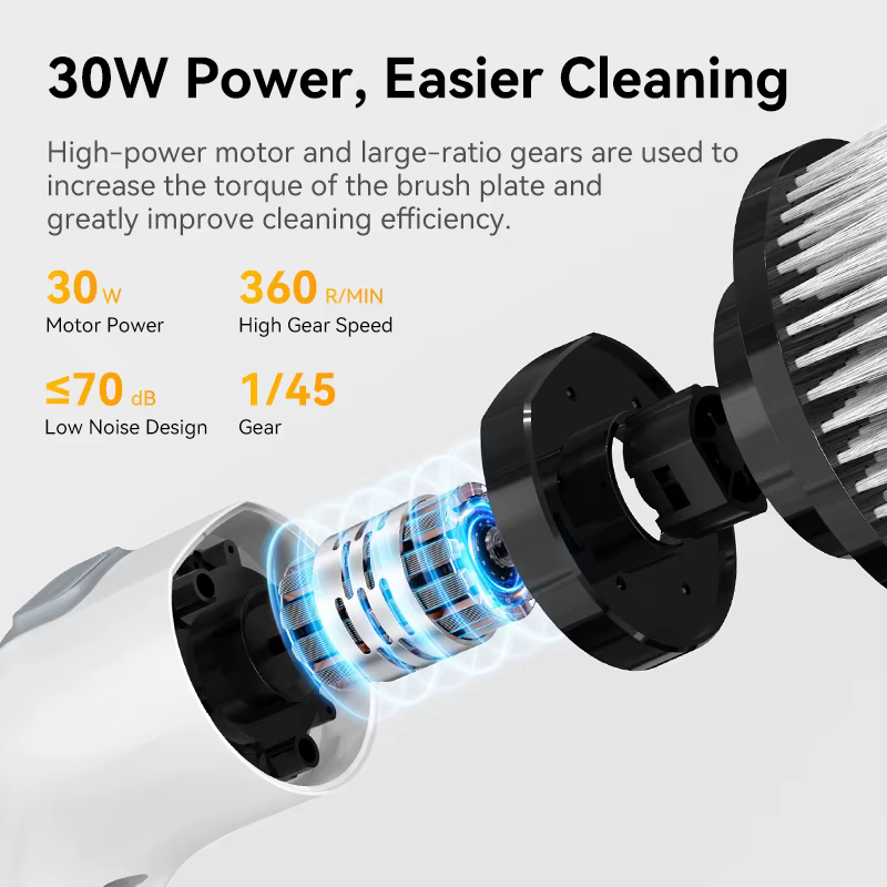 Brosse de nettoyage électrique sans fil