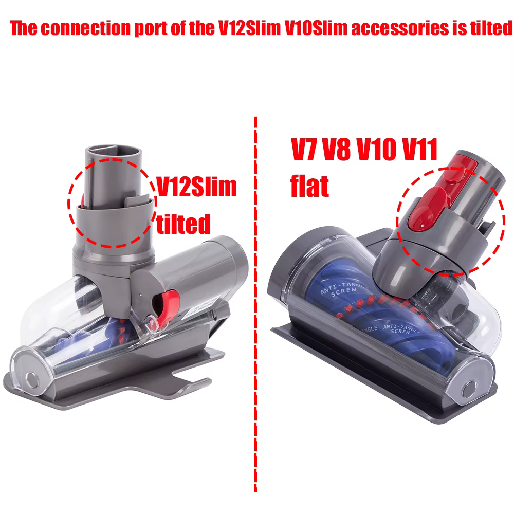 Tête de brosse Anti-emmêlement pour aspirateur numérique Dyson V12 Detect Slim/V10