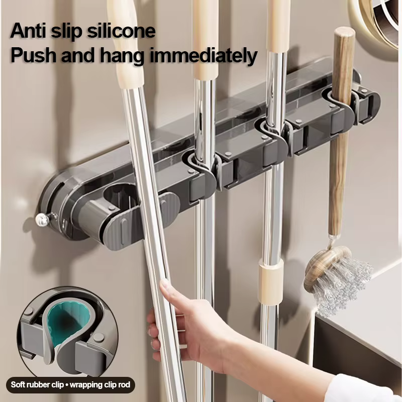 Support de balai pour vadrouille de salle de bain
