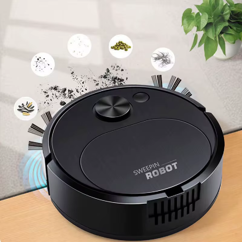 Nouveau Robot de balayage USB aspirateur vadrouille 3 en 1 intelligent sans fil 1500Pa traînant nettoyage