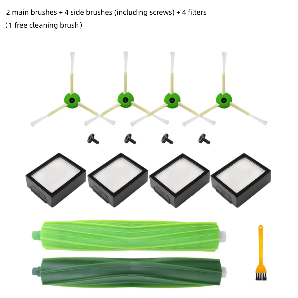 Kit de pièces de rechange pour aspirateur iRobot Roomba i3 i7 i7 +/i7 Plus E5 E6