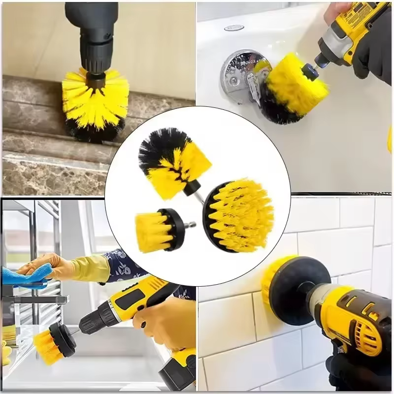 Kit de brosses à récurer électriques