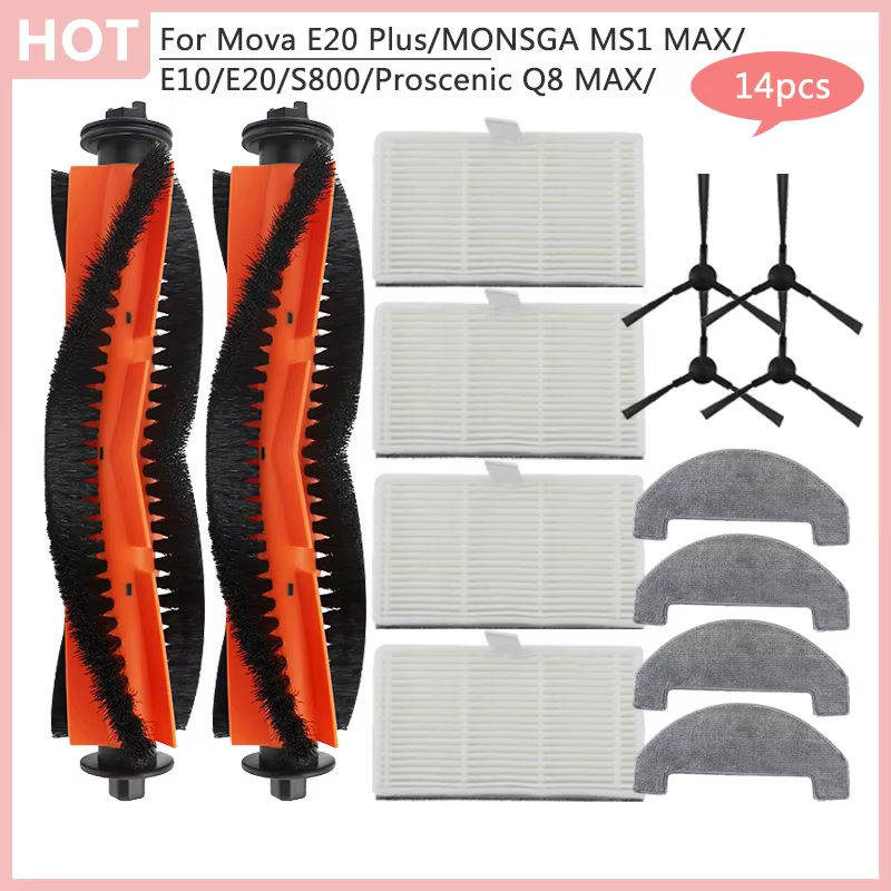 Proscenic Q8 MAX Ultenic T10 Lite – brosse latérale principale