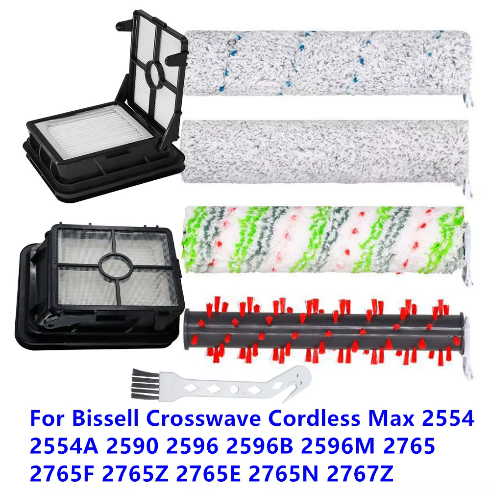 HEPA Pound-Brosses à rouleau principal pour Bissell Crosswave