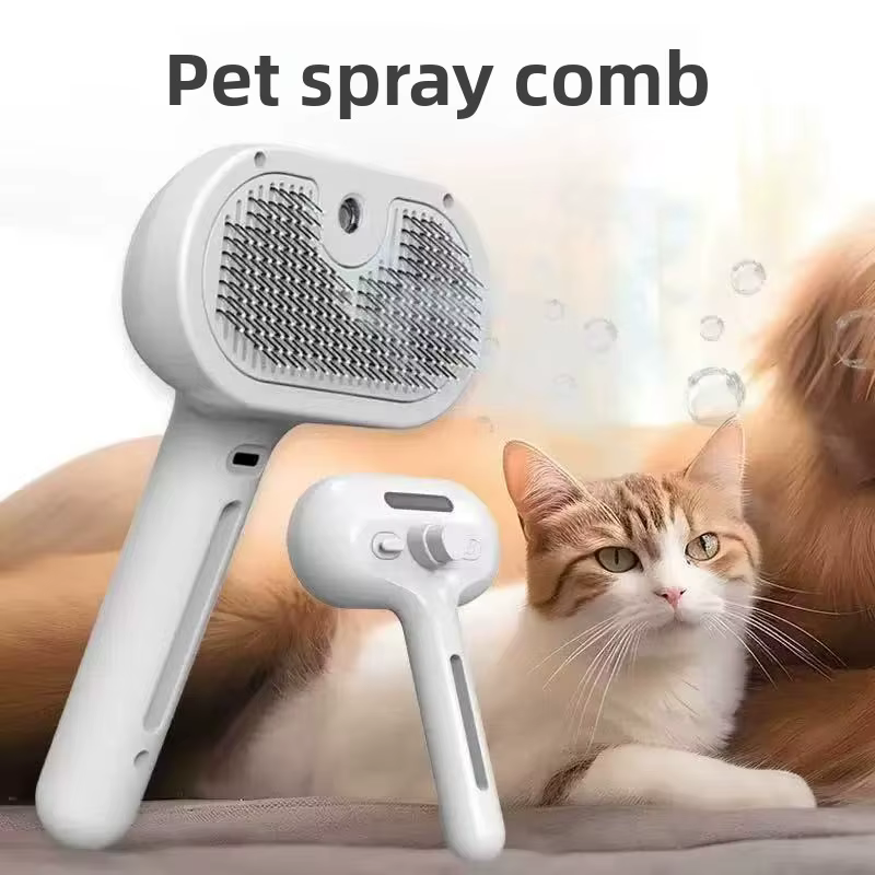 Brosse de toilettage pour chien à vapeur