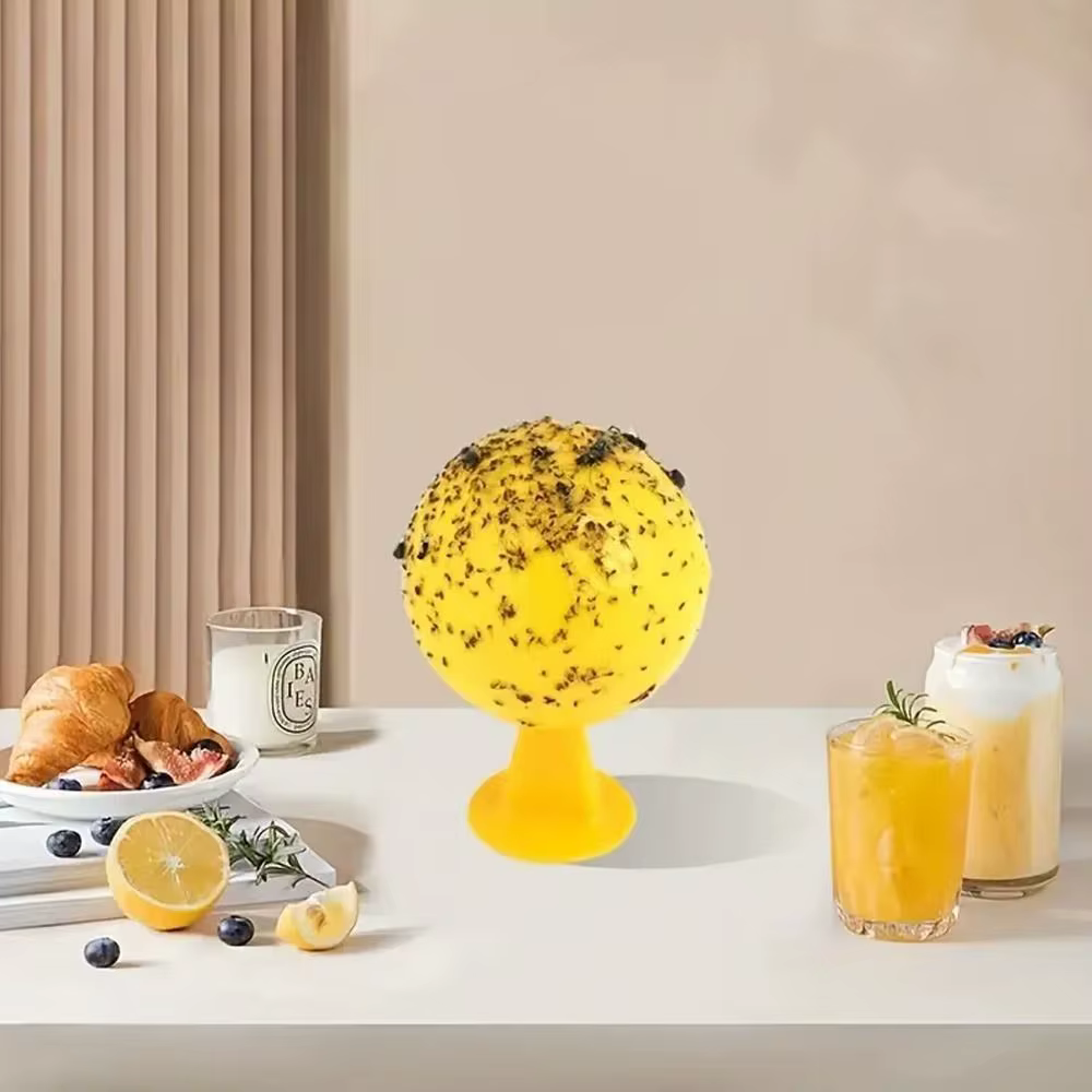 Piège à insectes boules de mouche de fruits jaunes