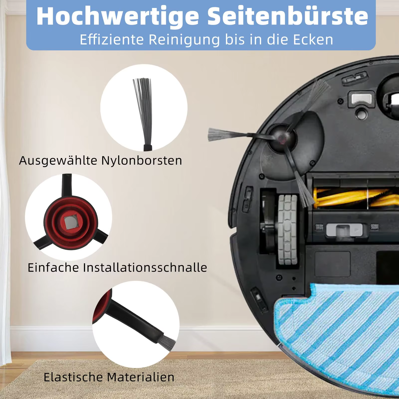 Accessoires pour Ecovacs Deebot N8 / N8+ / N8 Pro / N8 Pro+ / T9 / T9+ / N10+/ OZMO 950 / 920 / T8+ / T8 AIVI