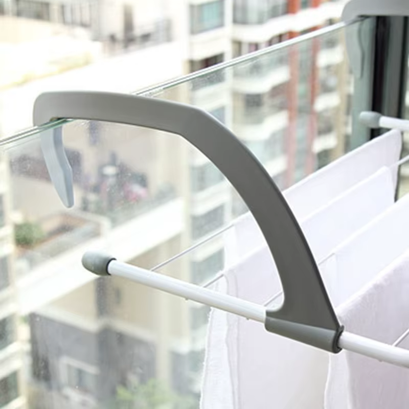 Étendoir à linge pour buanderie salle bain, utilisation intérieure extérieure