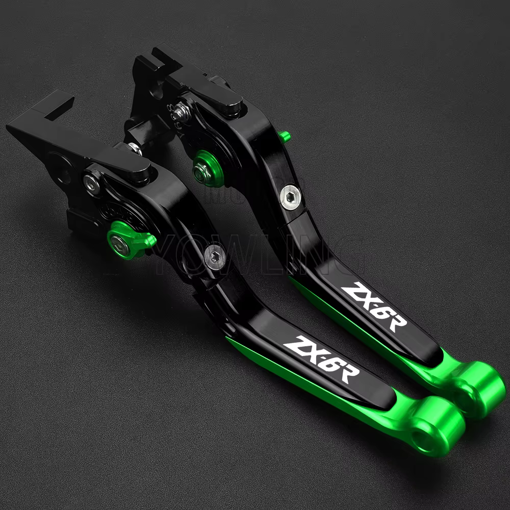 Pour KAWASAKI ZX6R ZX-6R 2019 2020 2021 2022 2023 2024 2025 accessoires de moto levier d'embrayage de frein pliant ZX 6R leviers de poignée