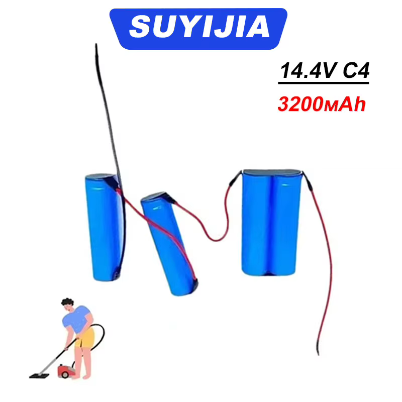 Batterie au Lithium Rechargeable 18V 14.4V 10.8V C5/C4/C3 18650 pour Electrolux ZB2904X ZB3104 EL2050 Type pour aspirateurs
