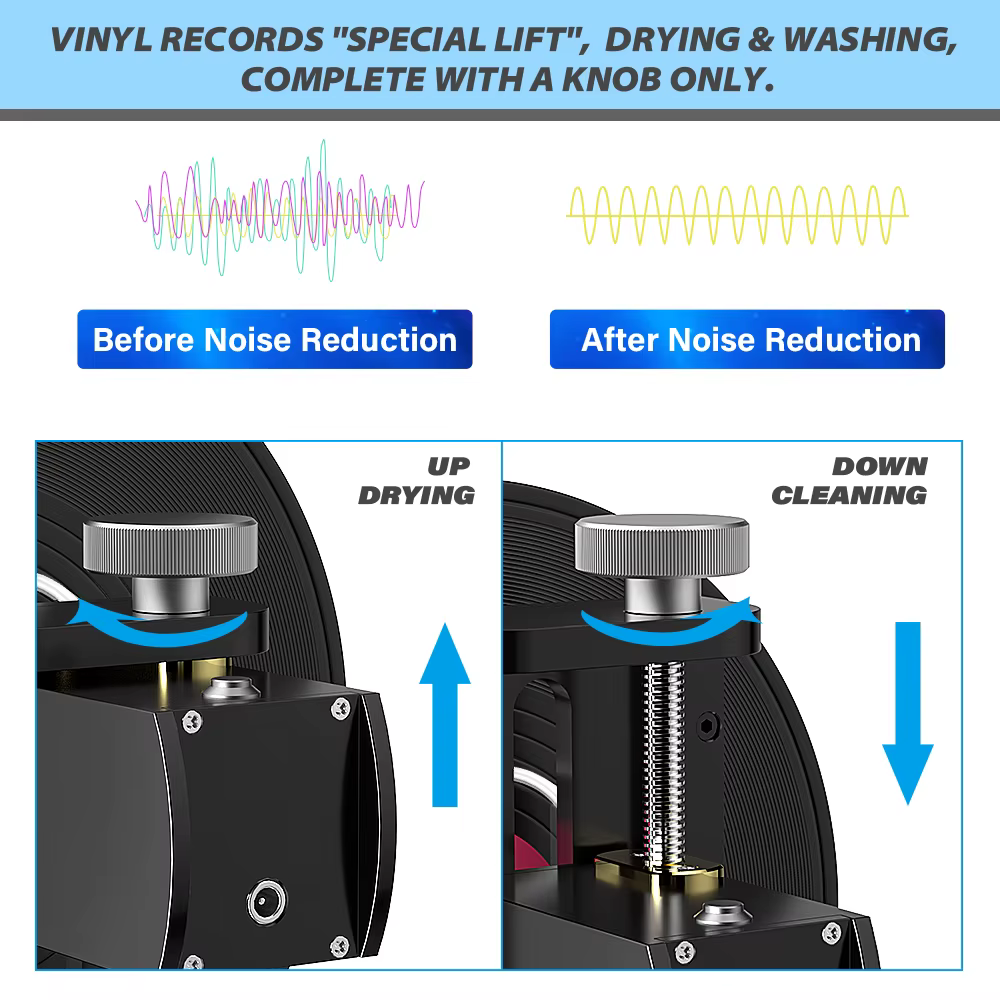 Nettoyeur ultrasonique pour disques vinyles