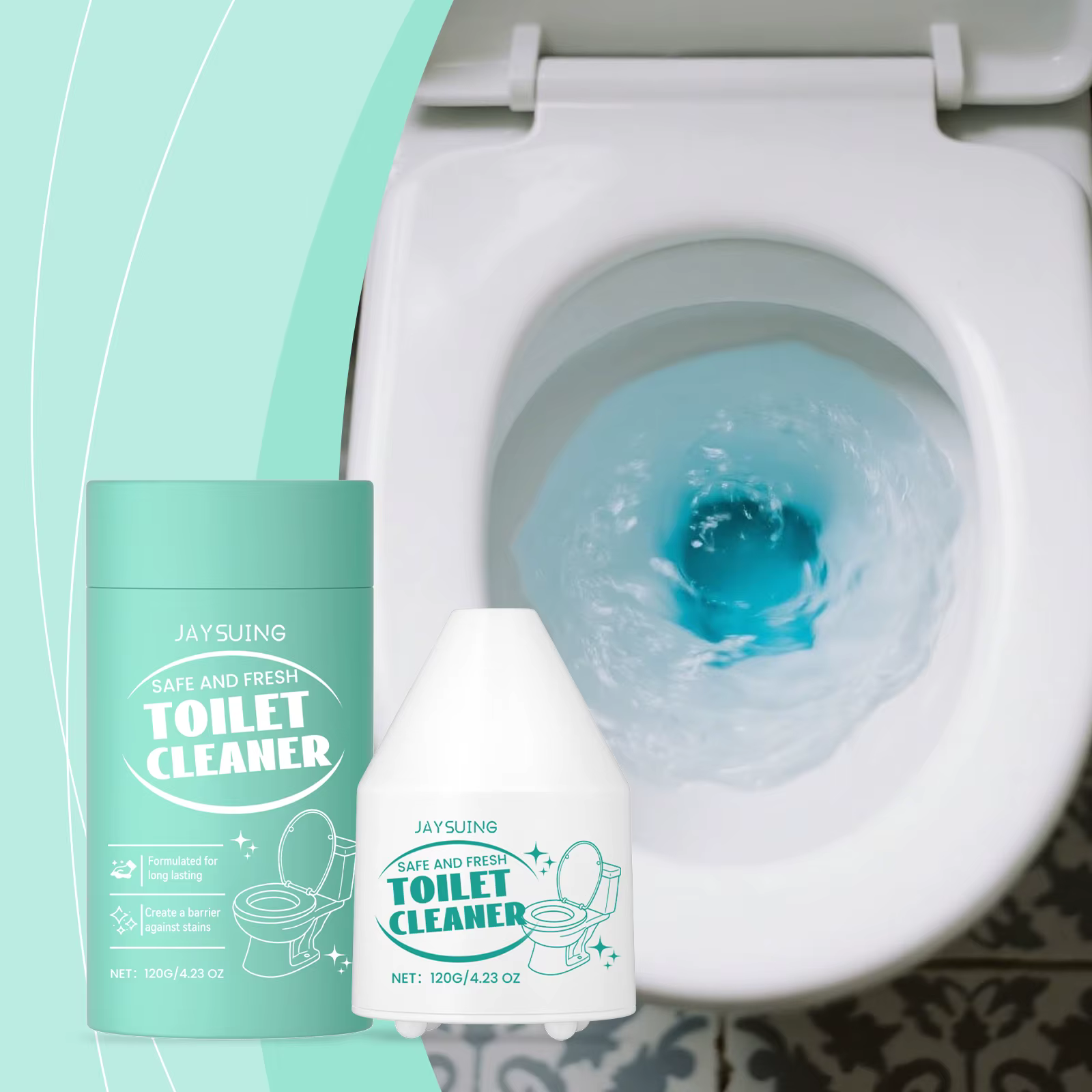Tablettes nettoyantes pour toilettes
