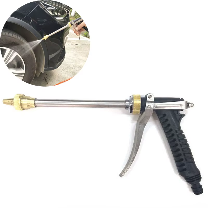 Pistolet pulvérisateur haute pression en laiton pour tuyau
