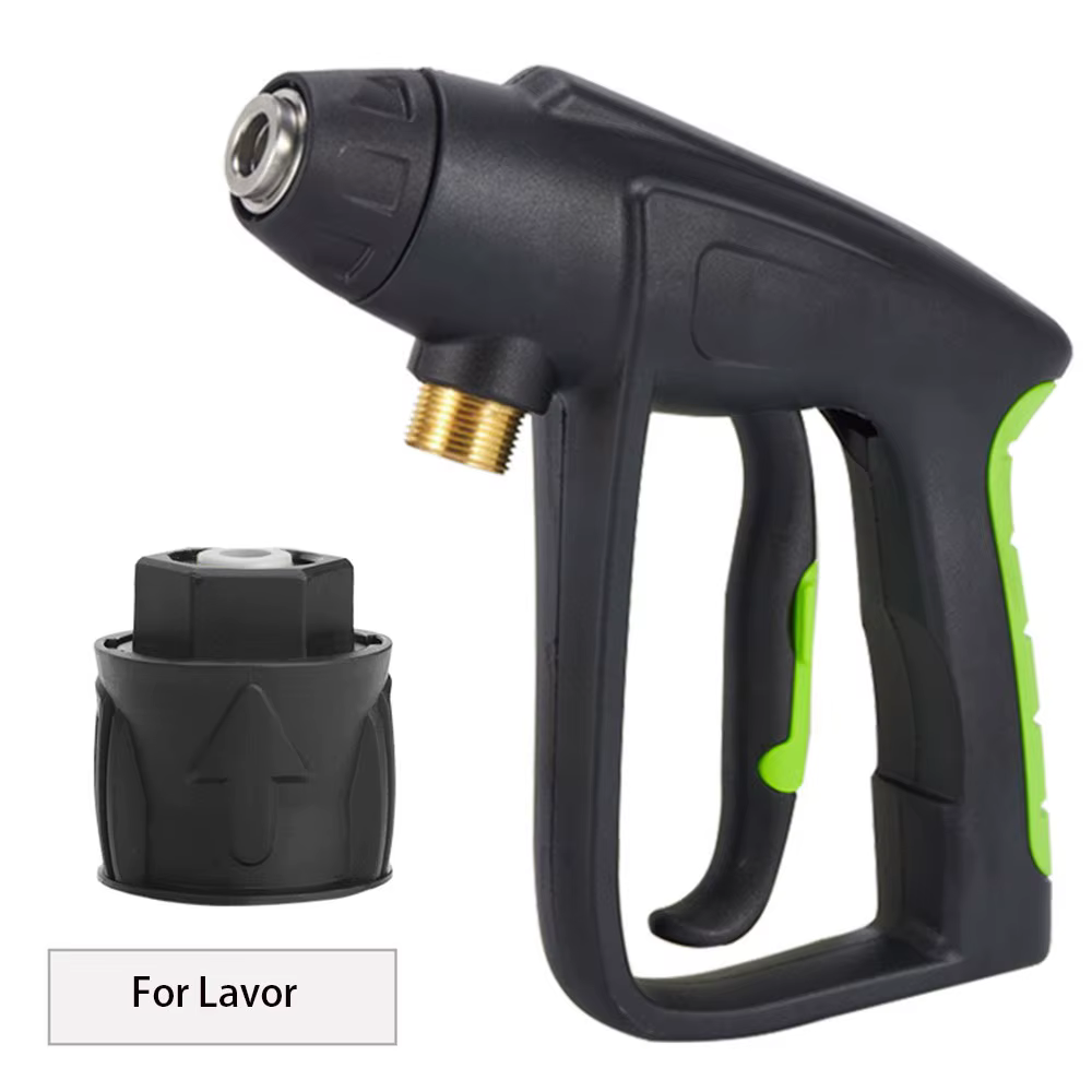 Pistolet de lavage haute pression G1/4 à tête autobloquante pour nettoyage de voitures