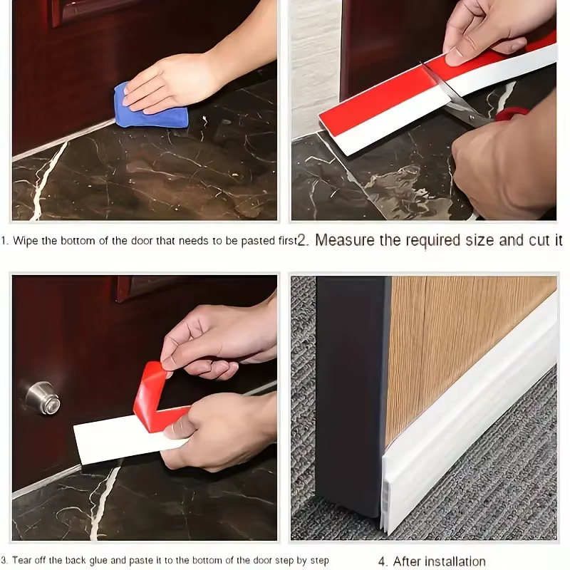 Bande d'étanchéité pour bas de porte